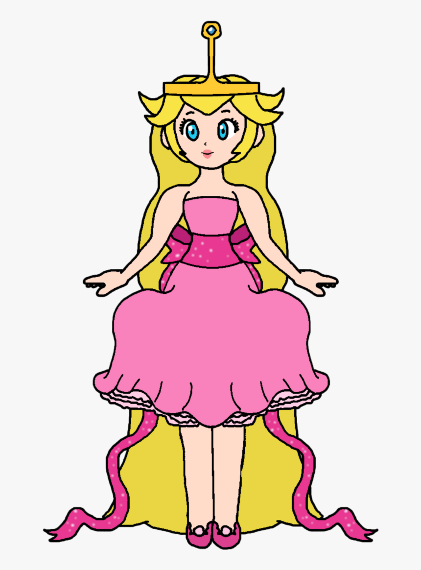 Adventure Time Princess Bubblegum Peach Katlime Clipart - Minnie As A Princess Musketeer, HD Png Download