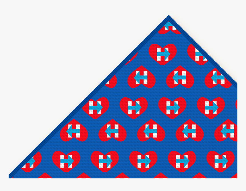 Hearts With Hillary Scarf Blue - Traffic Sign, HD Png Download