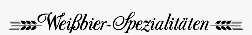 Weibbier Spezialitaten Logo Png Transparent - Calligraphy, Png Download