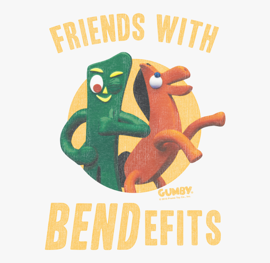 Gumby Bendefits Men S Tank - Cartoon, HD Png Download