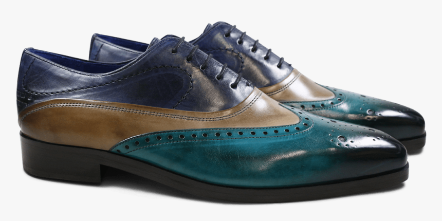 Oxford Shoes Lewis 4 Turquoise Smog Navy - Sneakers, HD Png Download