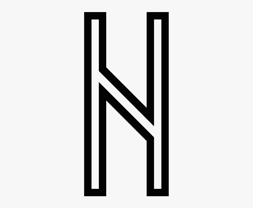 Hagalaz Rune Meaning - Calligraphy, HD Png Download