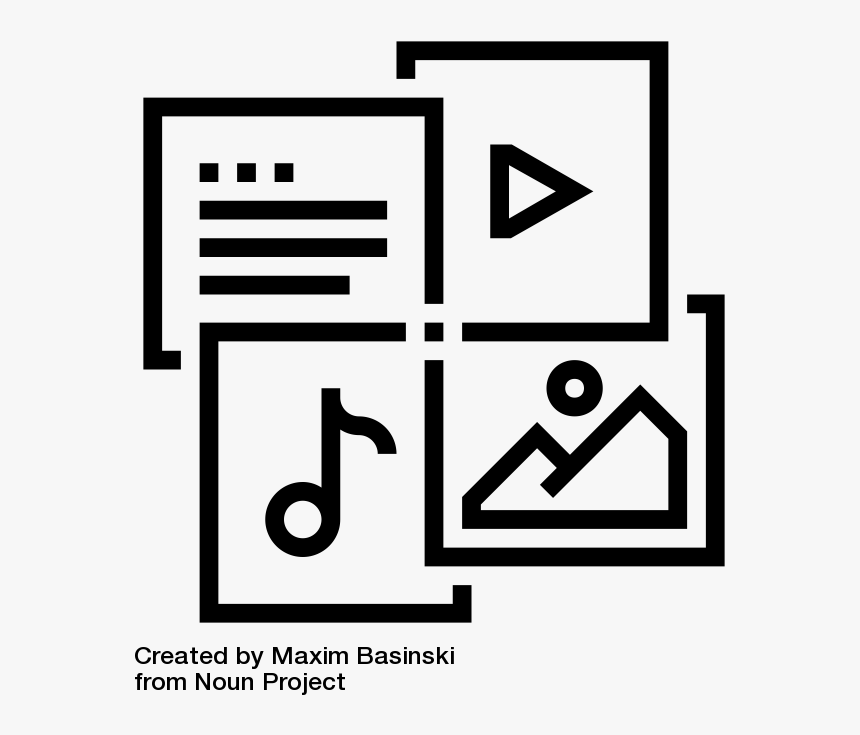 Multimedia By Maxim Basinski From The Noun Project - Extra Curricular Activities Symbol, HD Png Download