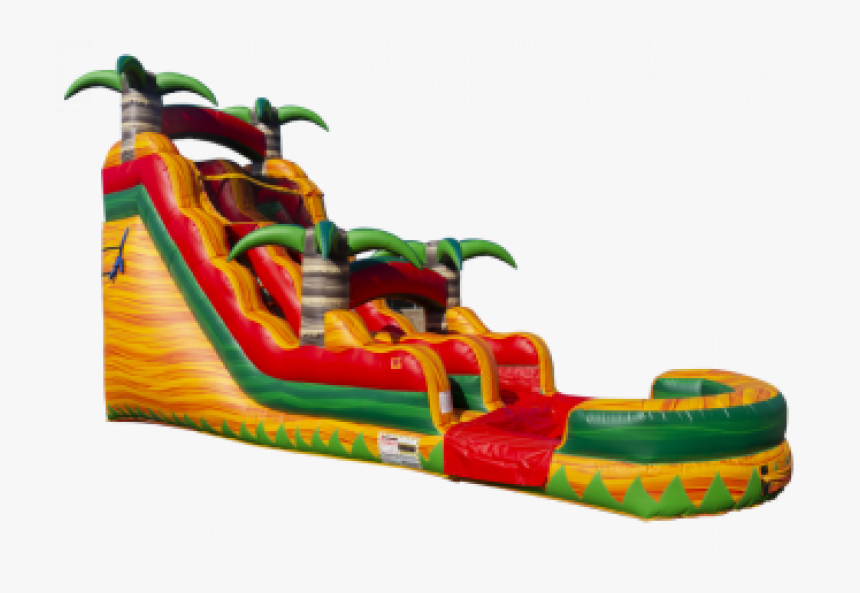 20 - 22ft Tropical Fiesta Breeze Water Slide, HD Png Download