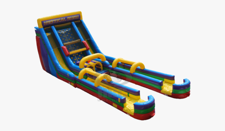 22 Vertical Rush Slip N Slide Attached Watermark - Water Slide And Slip And Slide Combo, HD Png Download