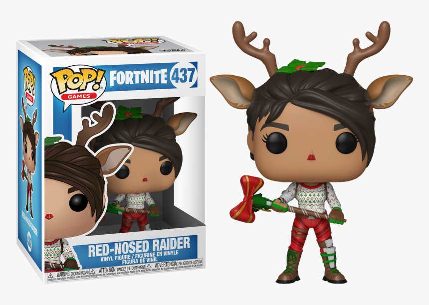 Funko Pop Fortnite Red Nose Raider, HD Png Download