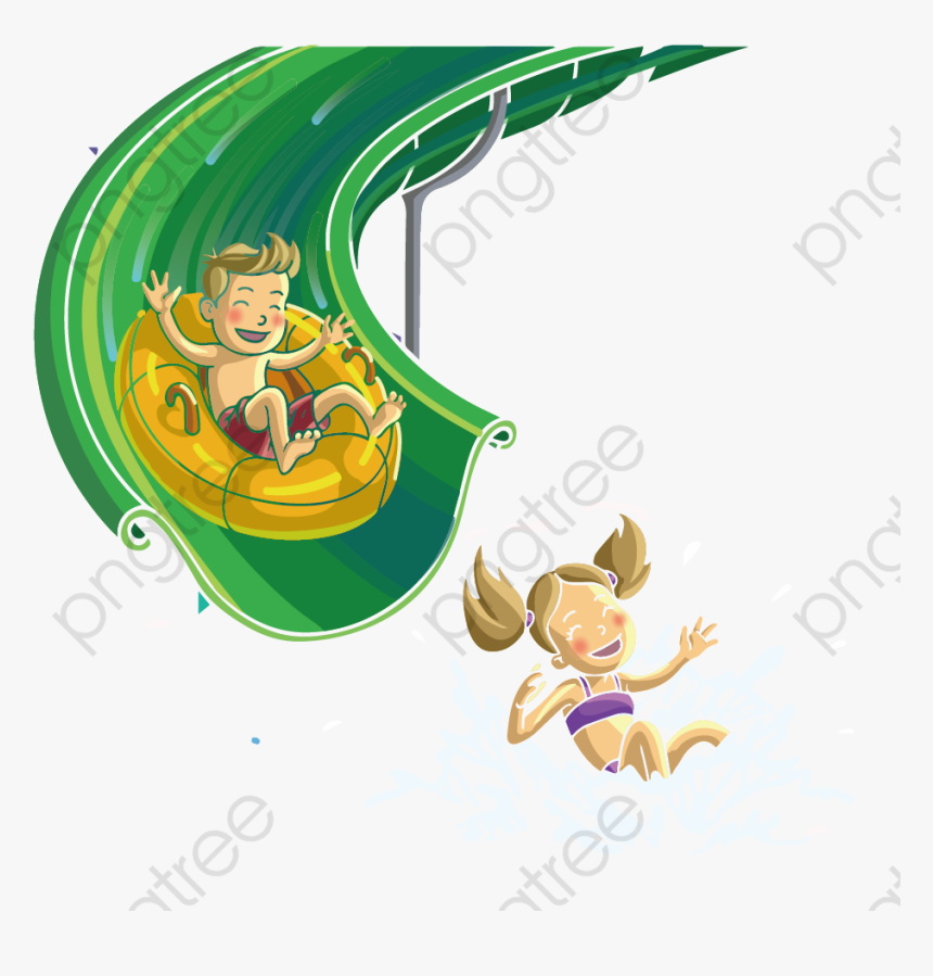 Transparent Scanner Clipart - Playground Park Slide Water, HD Png Download