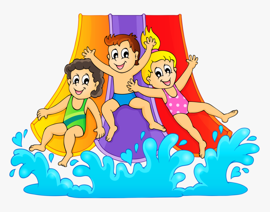 Transparent Clipart Of Children - Aquapark Clipart, HD Png Download