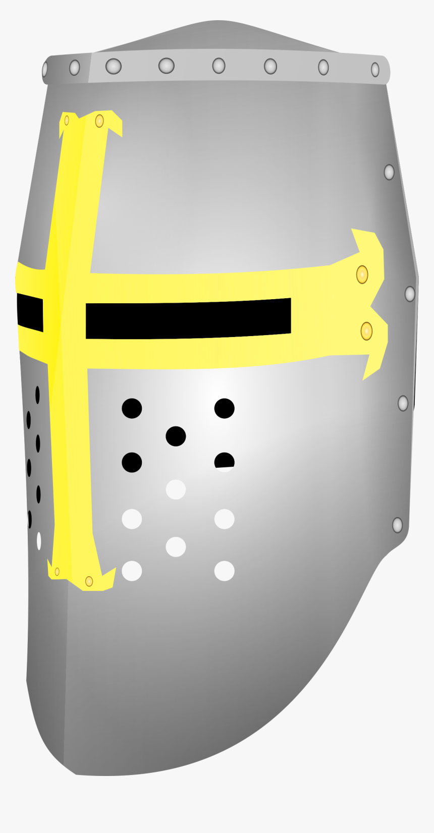 Crusader Helmet Clipart, HD Png Download