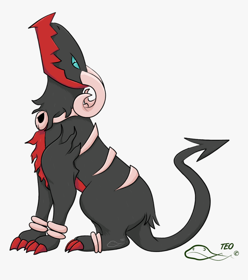 Darkdoom, Fusion Of Darkrai And Houndoom , Png Download - Houndoom Fusion, Transparent Png