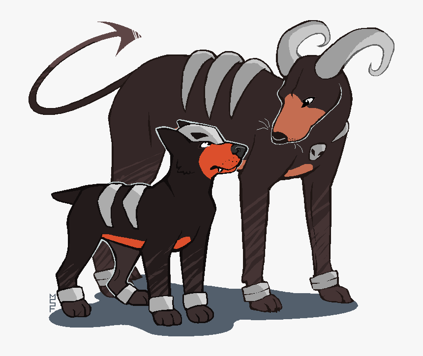 Pokemon Houndour And Houndoom, HD Png Download