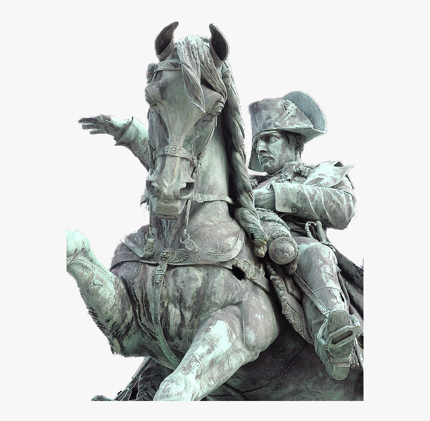 Napoleon A Cherbourg Bordercropped Transparent - Napoleon Bonaparte Statue, HD Png Download