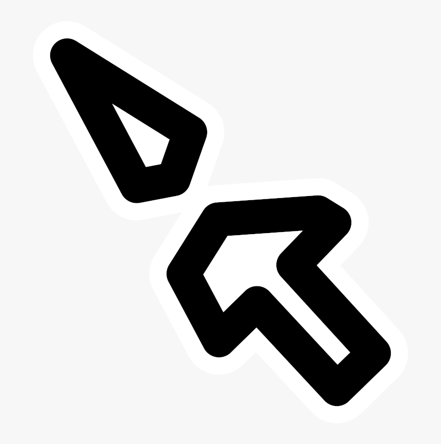 Mono Ooo Setup Clipart Icon Png - Pointer User Interface, Transparent Png