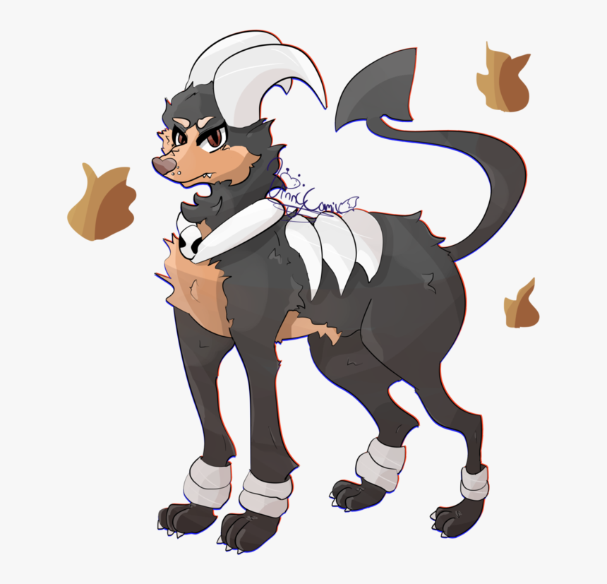 Vinny Houndoom Fanart - Cartoon, HD Png Download
