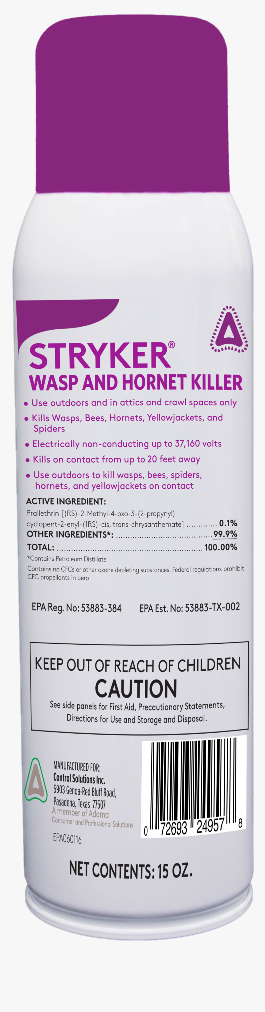 Images - Stryker Wasp And Hornet Killer, HD Png Download