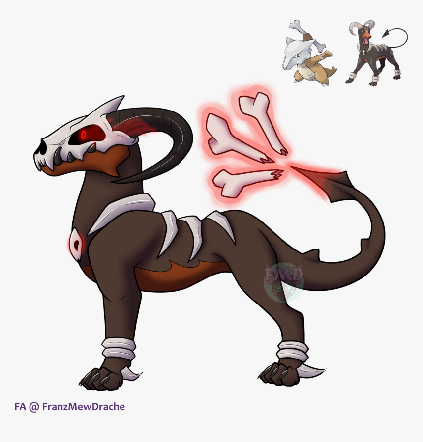 Marowndoom Pokefusion - Cartoon, HD Png Download