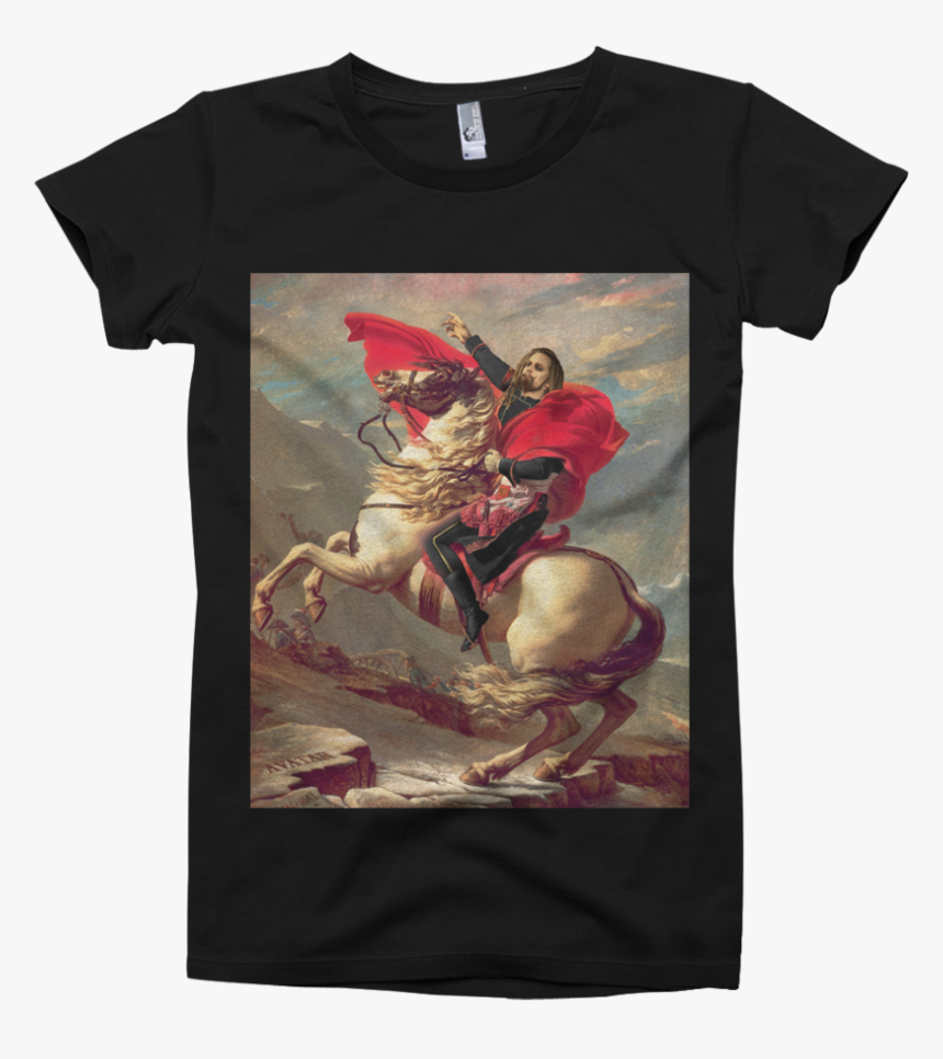 Napoleon Tee - Napoleon Crossing The Alps And The Definition, HD Png Download