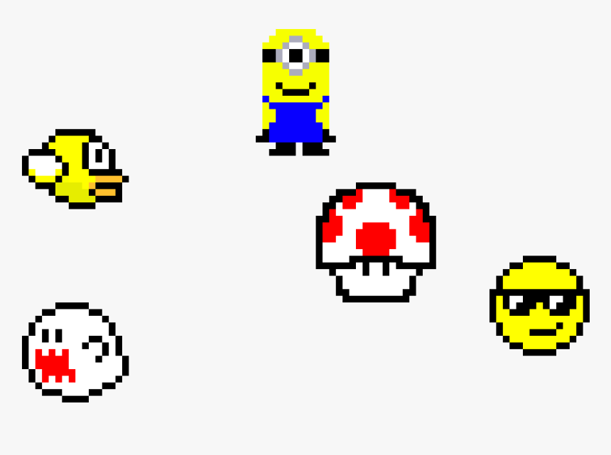 Mr Moo Moo S Awsome Pixel Art - Smiley, HD Png Download