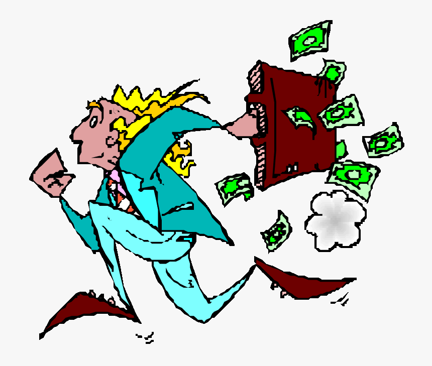 Take Your Money And Run People Running With Money, HD Png Download