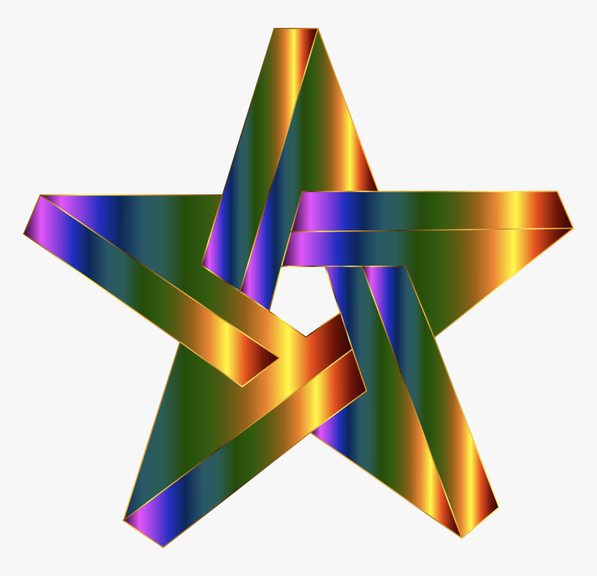 Optical Illusion Optics Remix Star - Graphic Design, HD Png Download