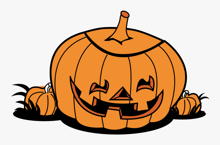 Halloween Pumpkin Patch Clip - Color Pumpkin For Halloween, HD Png Download