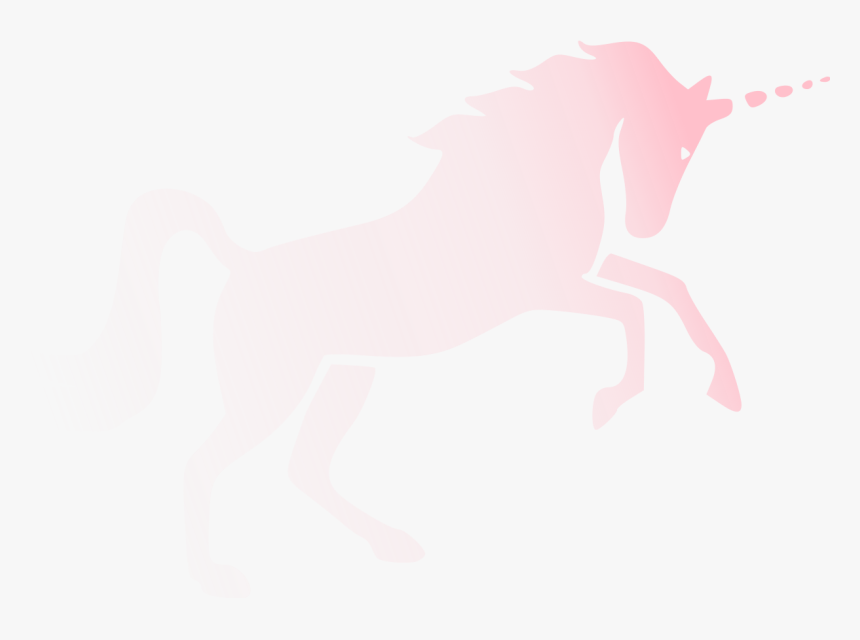 Transparent Pink Unicorn Png - Stallion, Png Download