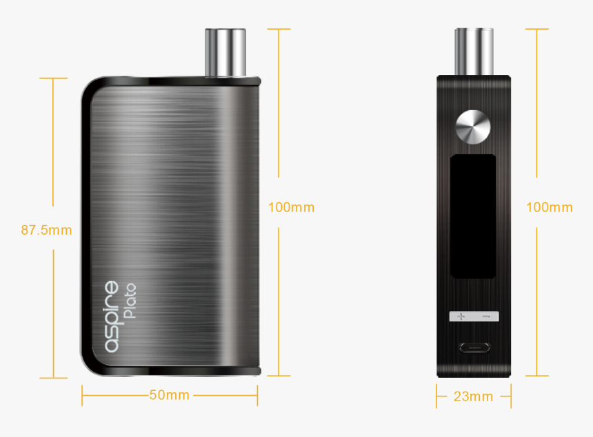 Aspire Plato - Sigaretta Elettronica 2016 Aspire Plato, HD Png Download