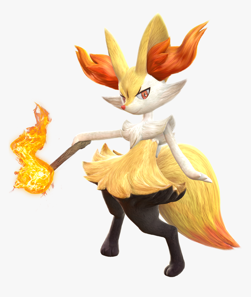 - - Pokken Tournament Dx Braixen, HD Png Download