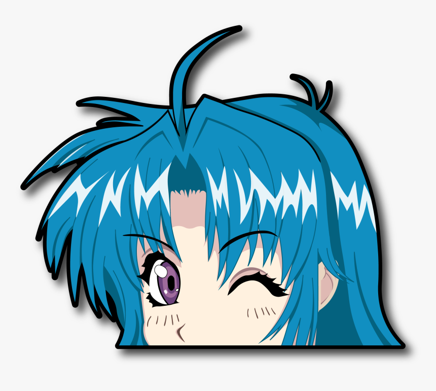Image Of Kaname Chidori Peeker , Png Download - Cartoon, Transparent Png