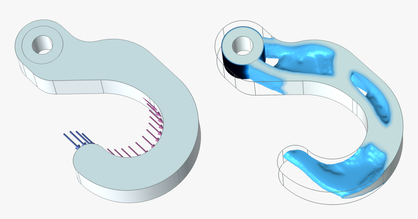 Hook Topology Optimization, HD Png Download