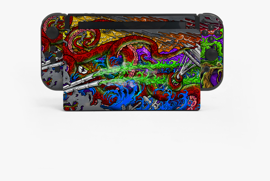 Nintendo Switch Magic School Bus Skin Decal Kit 
 Class - Mobile Phone, HD Png Download