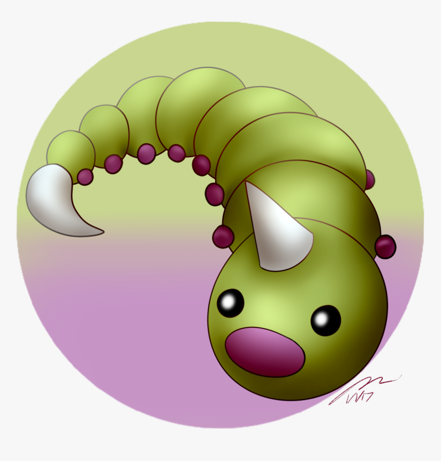 Pokemon Weedle Shiny Pokemon Shiny Weedle Living Pokedex - Caterpillar, HD Png Download