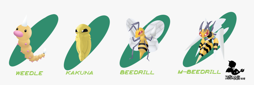 Weedle Evolutions - Illustration, HD Png Download