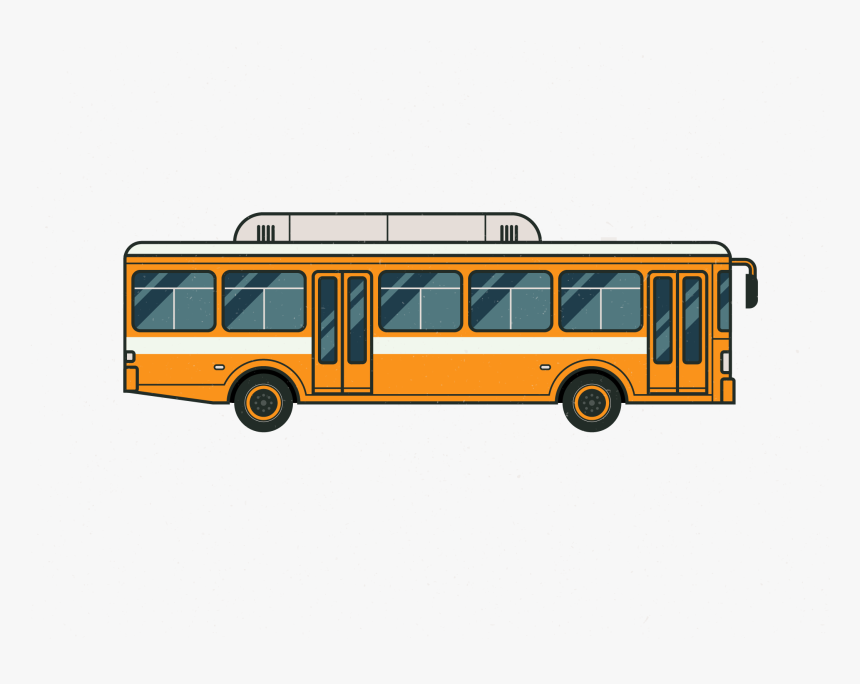 وکتور اتوبوس - School Bus, HD Png Download