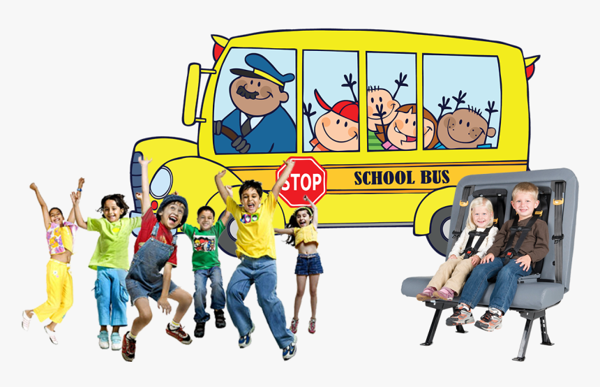Clipart Bus School Excursion - Television An Effective Tool In Building, HD Png Download