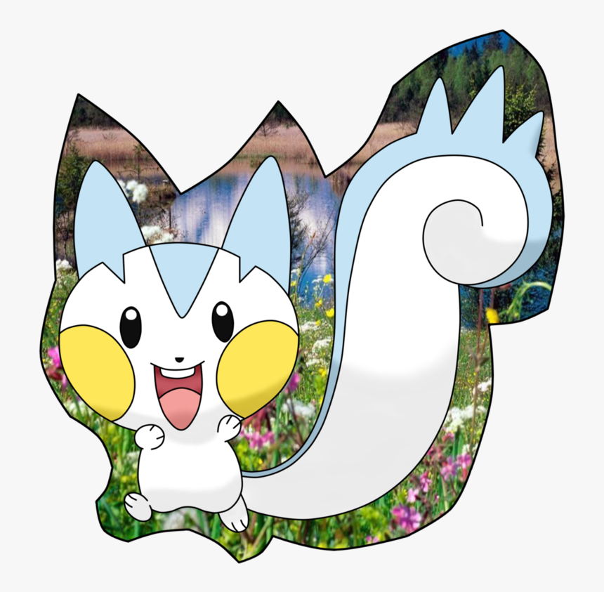 Pachirisu In The Meadow By Blazingmoe44 - Cartoon, HD Png Download