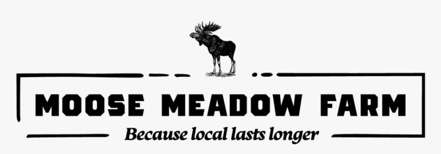 Moose Meadow Farm Logo-bw, HD Png Download