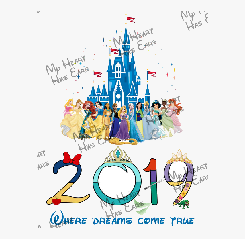 Disney World Vacation Castle With Princesses Instant - Diy Disney Princess Castles, HD Png Download