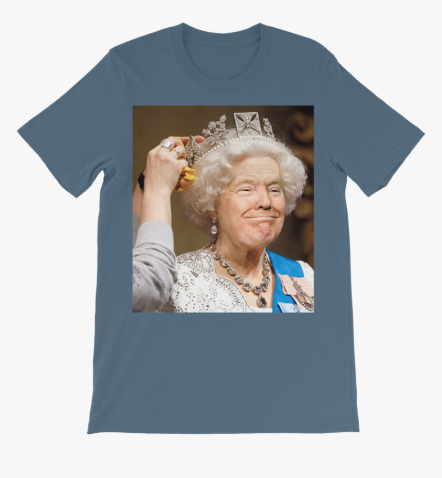Transparent Trump S Face Png - Trump And Queen Funny, Png Download