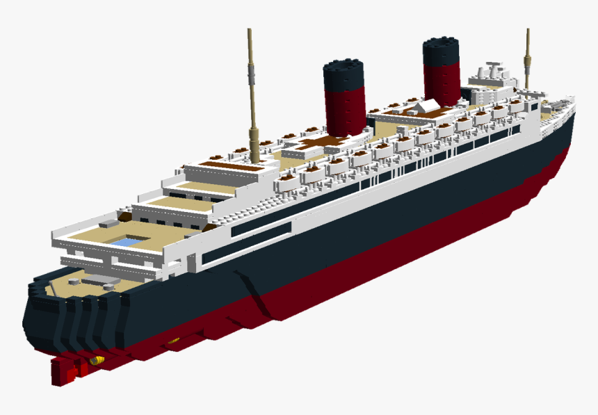 Rms Queen Elizabeth - Rms Queen Elizabeth Lego, HD Png Download