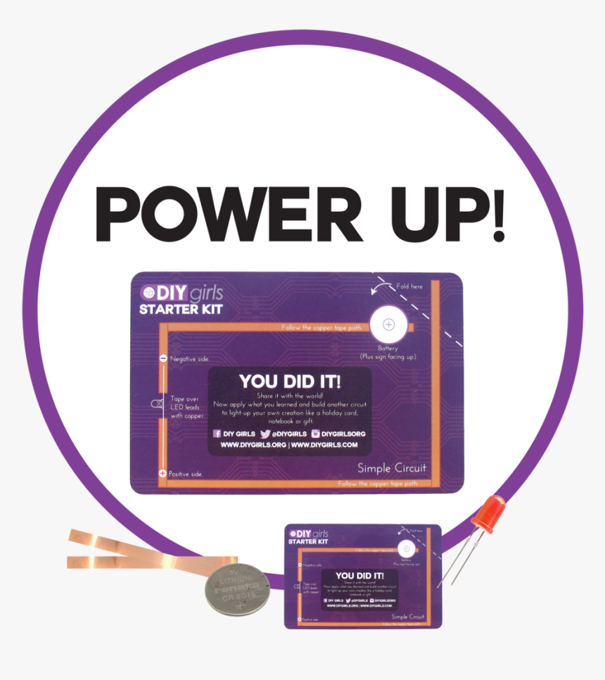 Powerup What Sincluded - Diy Girls Club Kit, HD Png Download