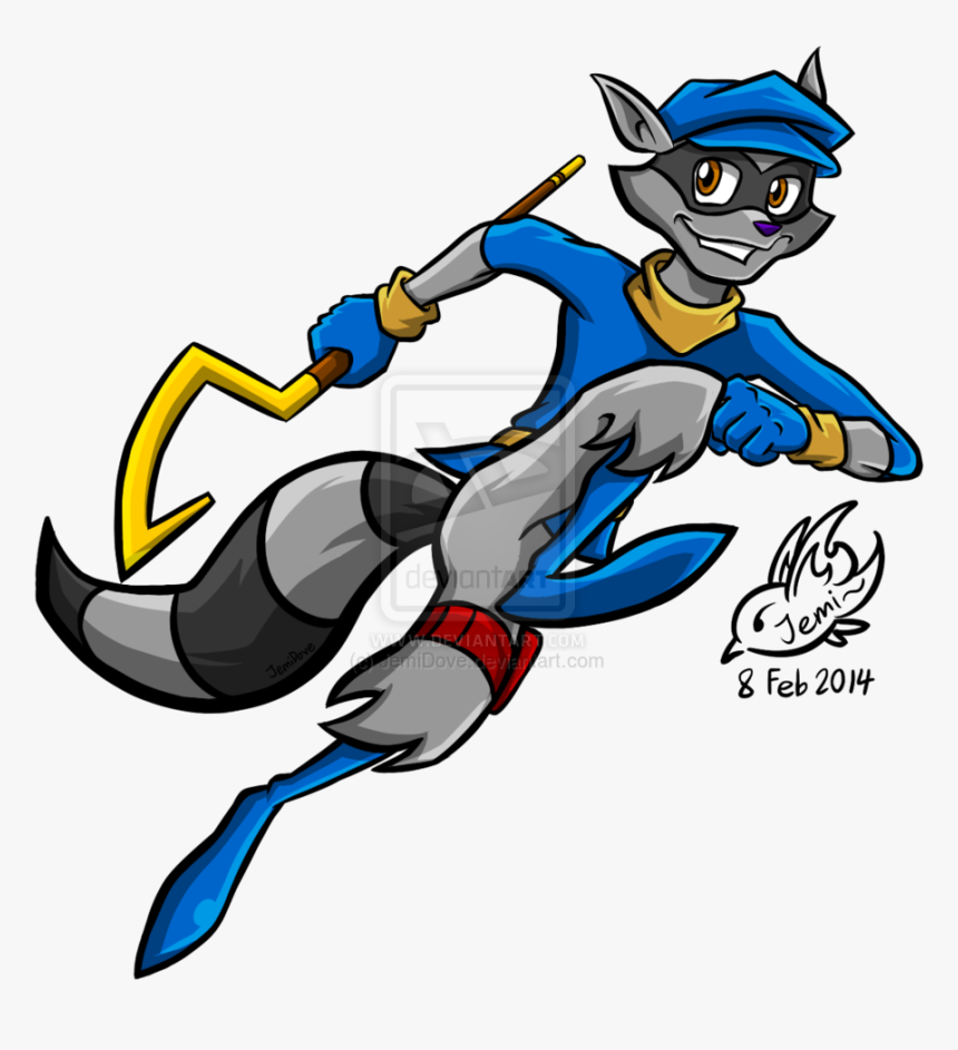 Sly Cooper By Jemidove - Sly Cooper Png, Transparent Png