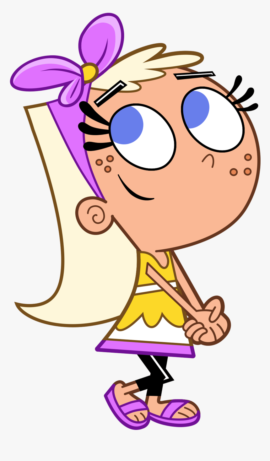 The Fairly Oddparents Character Chloe Daydreaming - Cosmo And Wanda Chloe, HD Png Download