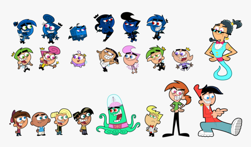Fairly Odd Parents Characters, The Fairly Oddparents, - Fairly Odd Parents People, HD Png Download