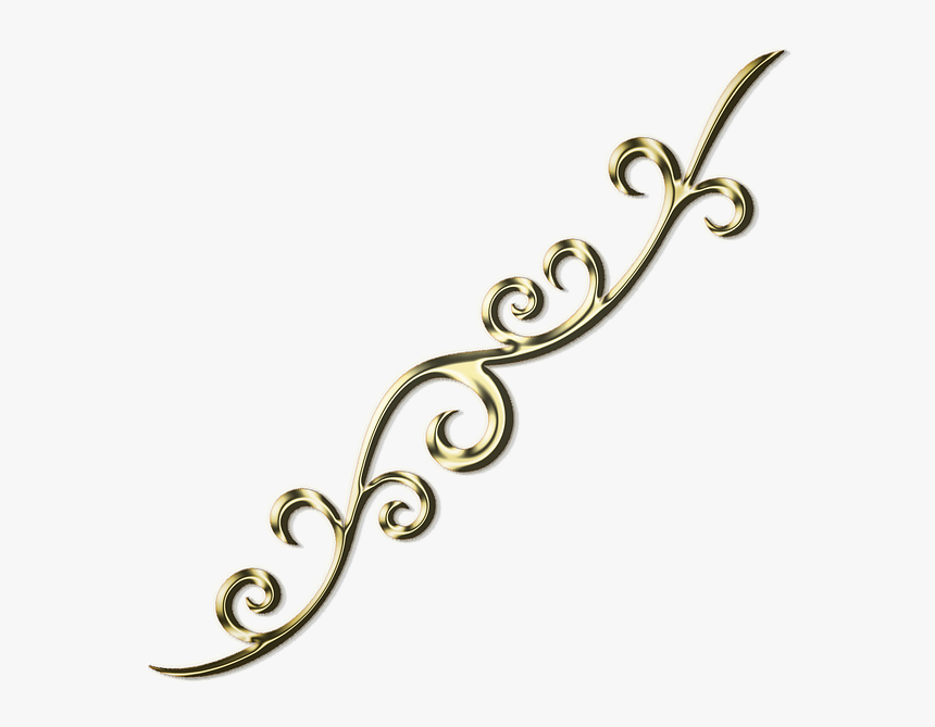 Trim, Gold, Metallized, Metal, Brightness, Png - Gold Trim Png, Transparent Png