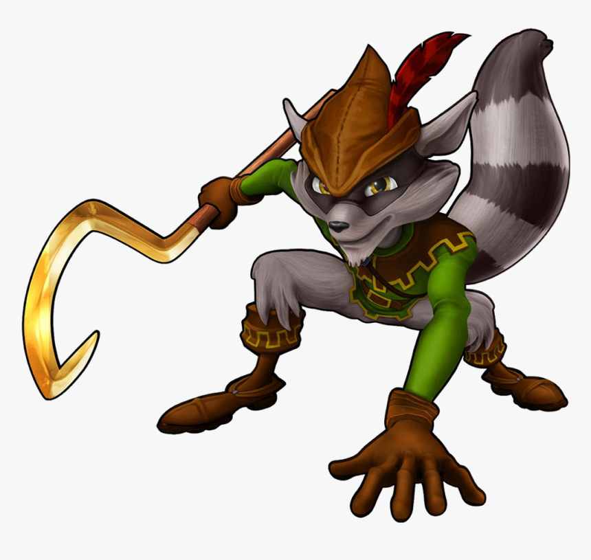 Sly Cooper Tux Png Sly Cooper Tux - Playstation All Stars Battle Royale Sly, Transparent Png