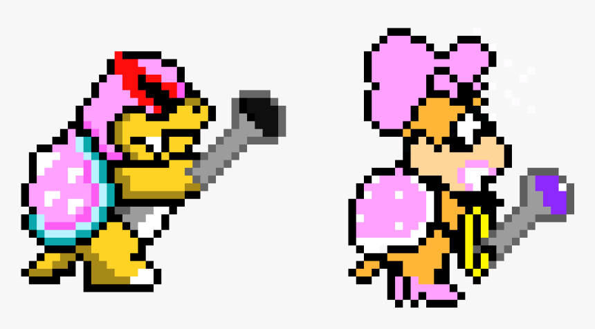 Roy Koopa Pixel Art, HD Png Download