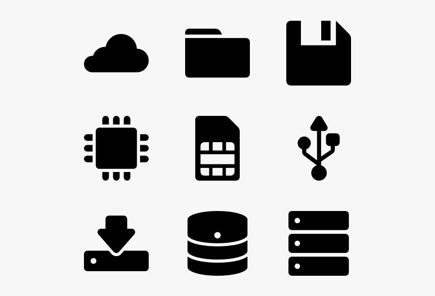 Data Storage - Clinical Icons, HD Png Download