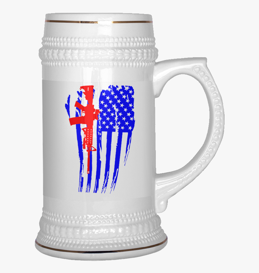 Ar15 American Flag Beer Stein - Fathers Day Mug Designs, HD Png Download