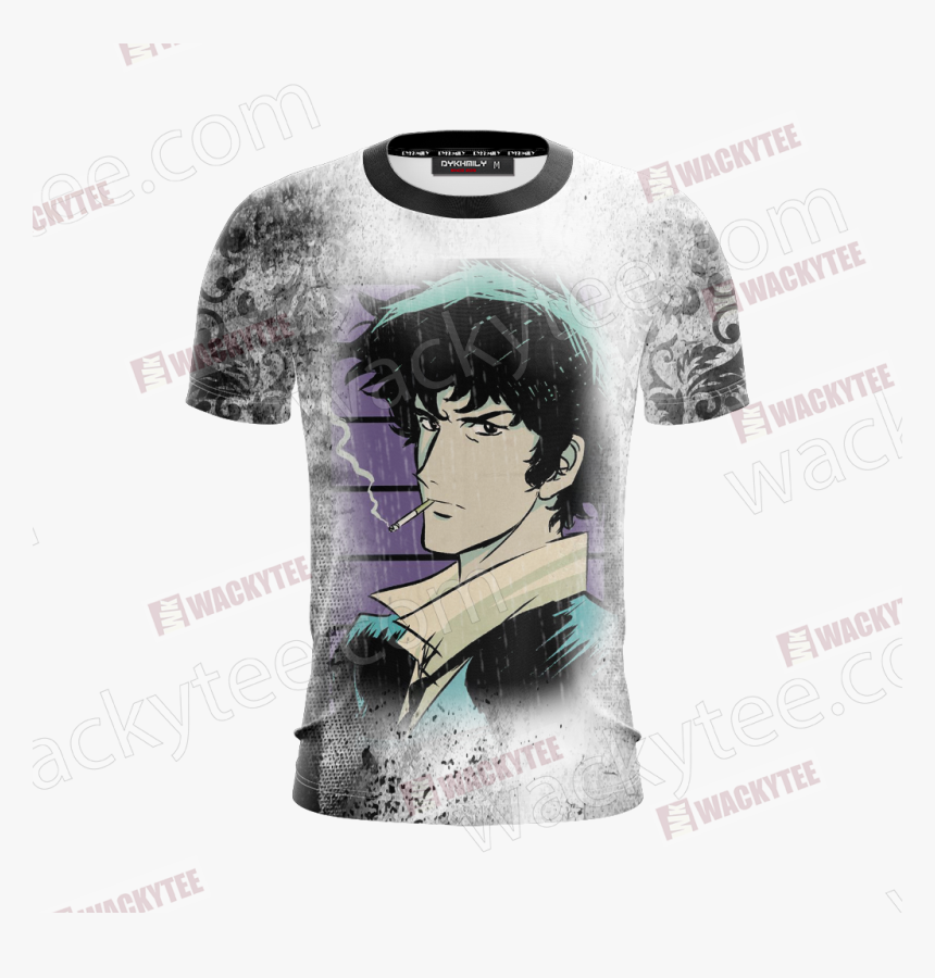 Cowboy Bebop Spike Spiegel Unisex 3d T Shirt Fullprinted - Cartoon, HD Png Download
